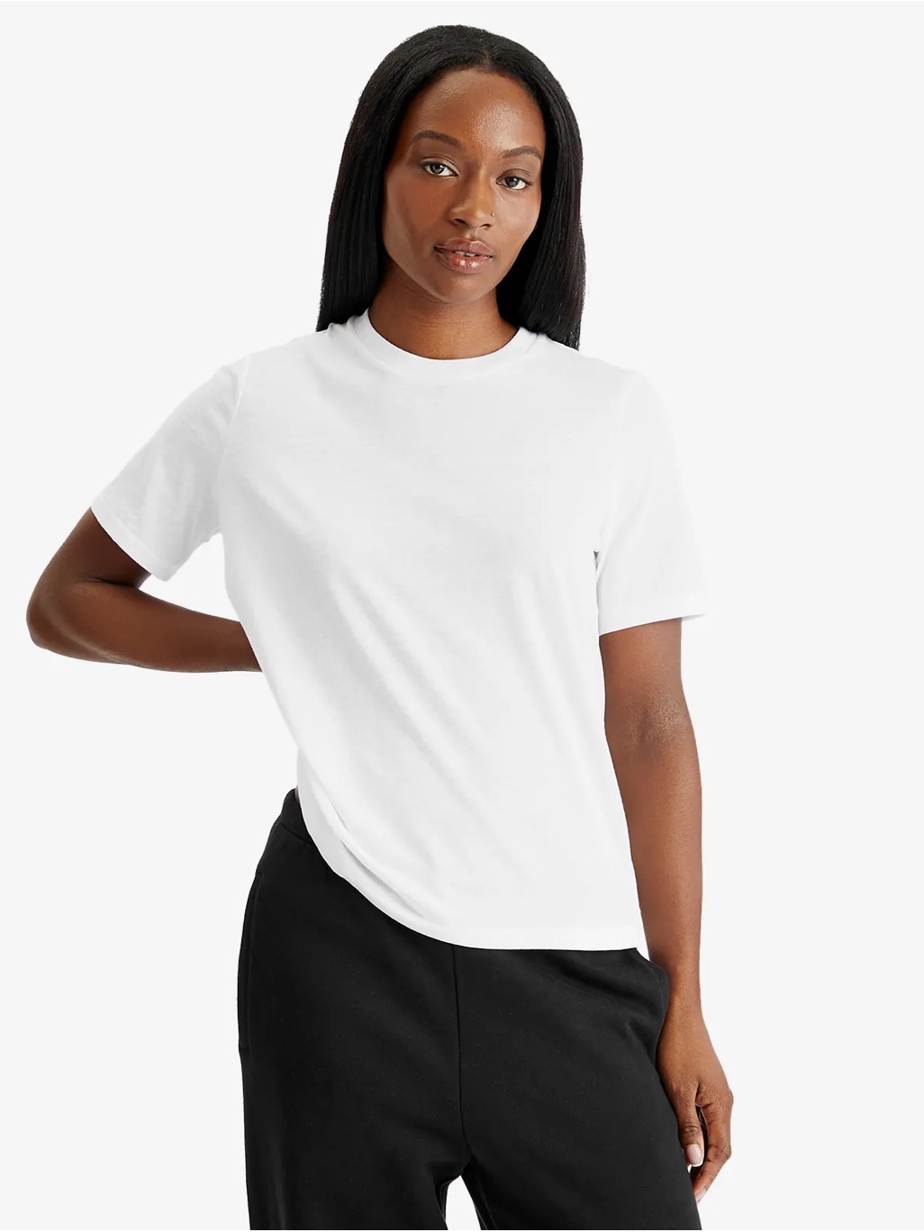 Nwt Skims Relaxed Tee - Snow
